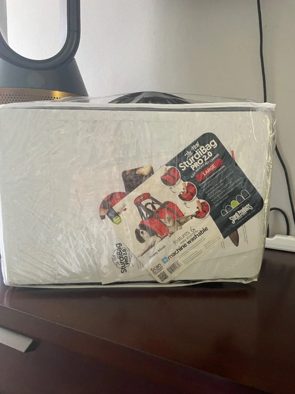 sturdi bag pro 2.0 pet carrier large black